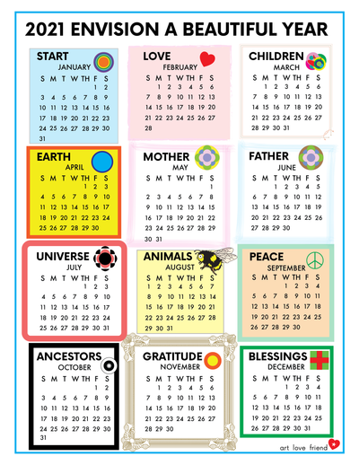 2021 Envision Calendar - free download for subscribers♥