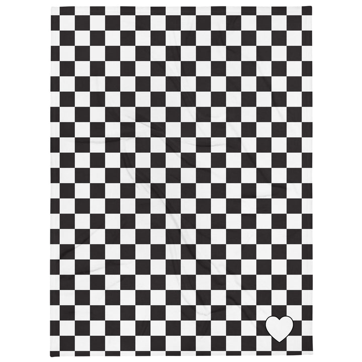 TWO TONE SKA CHECKER THROW BLANKET