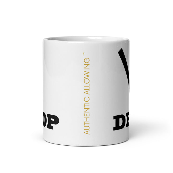 DROP MUG - TWO TONE SKA - BLACK AND WHITE - AUTHENTIC ALLOWING COLLECTION