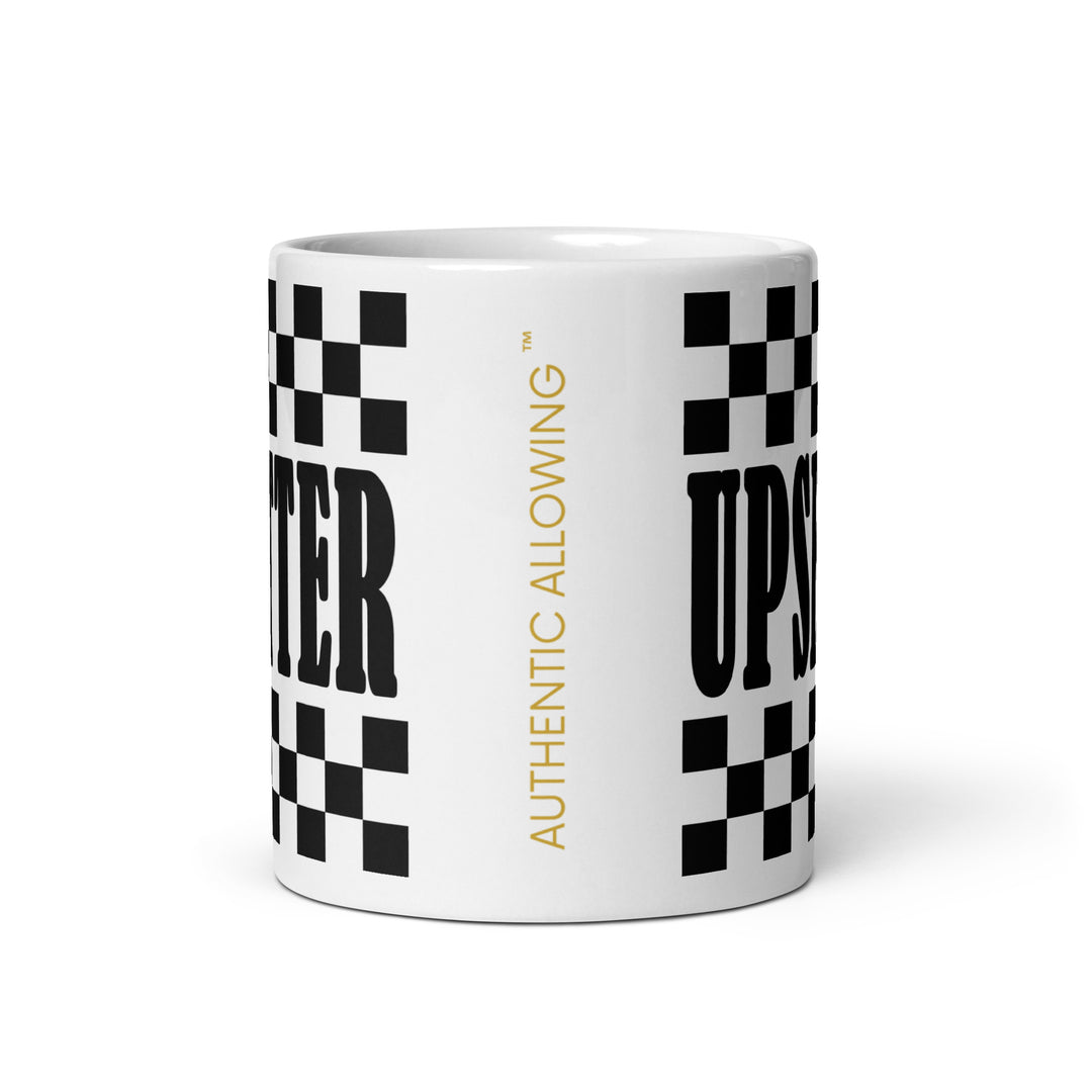 UPSETTER MUG - TWO TONE SKA - BLACK AND WHITE - AUTHENTIC ALLOWING COLLECTION