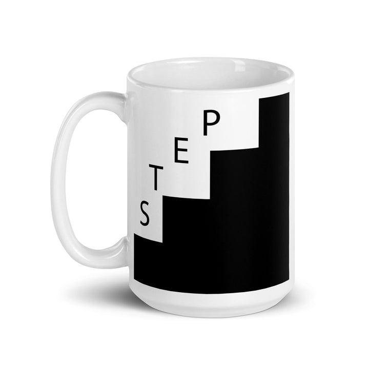 STEP MUG - TWO TONE SKA - BLACK AND WHITE - AUTHENTIC ALLOWING COLLECTION