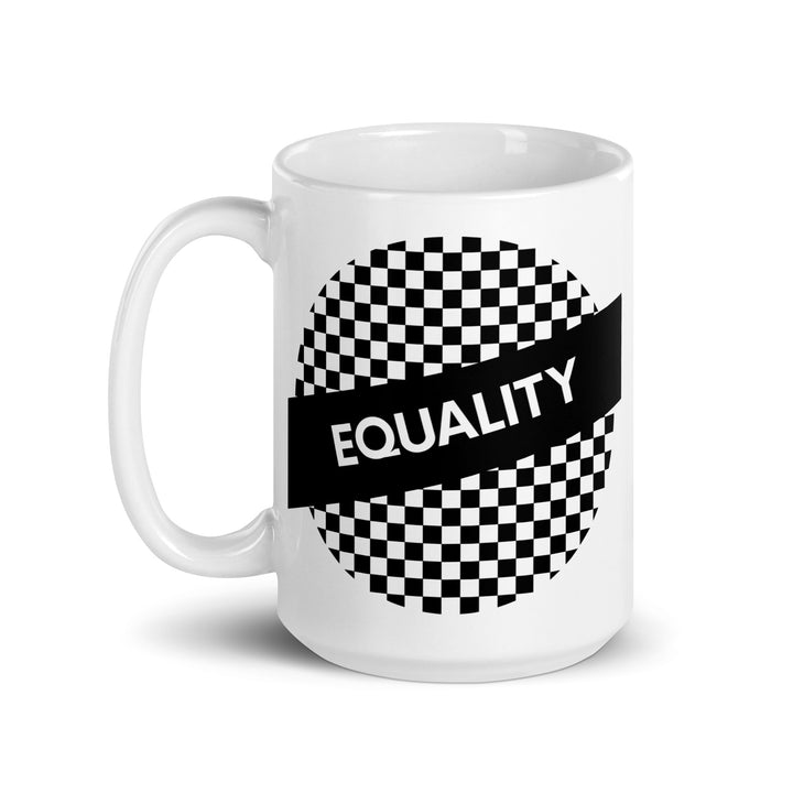 EQUALITY MUG - TWO TONE SKA - BLACK AND WHITE - AUTHENTIC ALLOWING COLLECTION