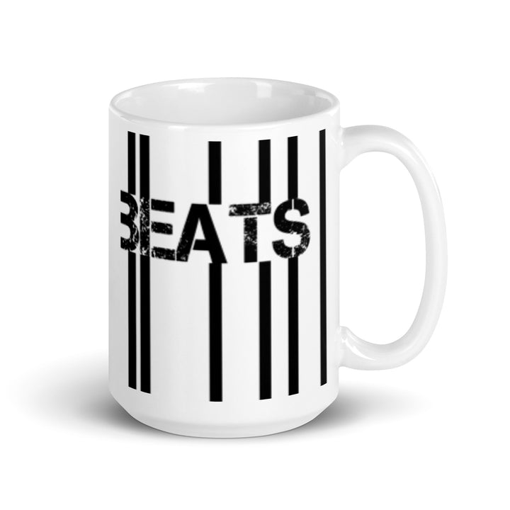 BEATS MUG - TWO TONE SKA - BLACK AND WHITE - AUTHENTIC ALLOWING COLLECTION