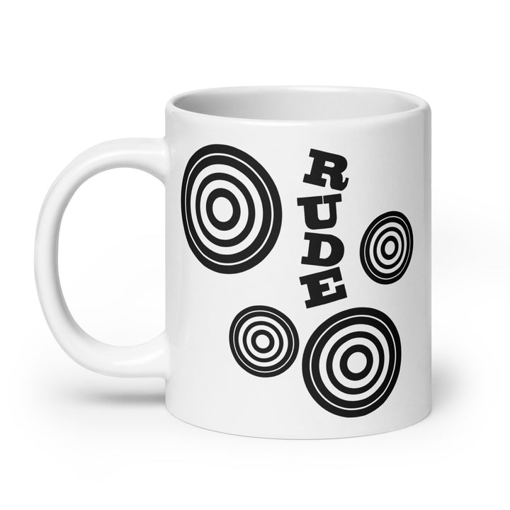 RUDE MUG - TWO TONE SKA - BLACK AND WHITE - AUTHENTIC ALLOWING COLLECTION