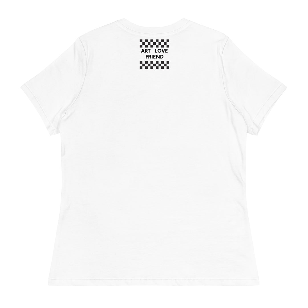 TWO TONE SKA FUTURE Women's Relaxed WHITE T-Shirt