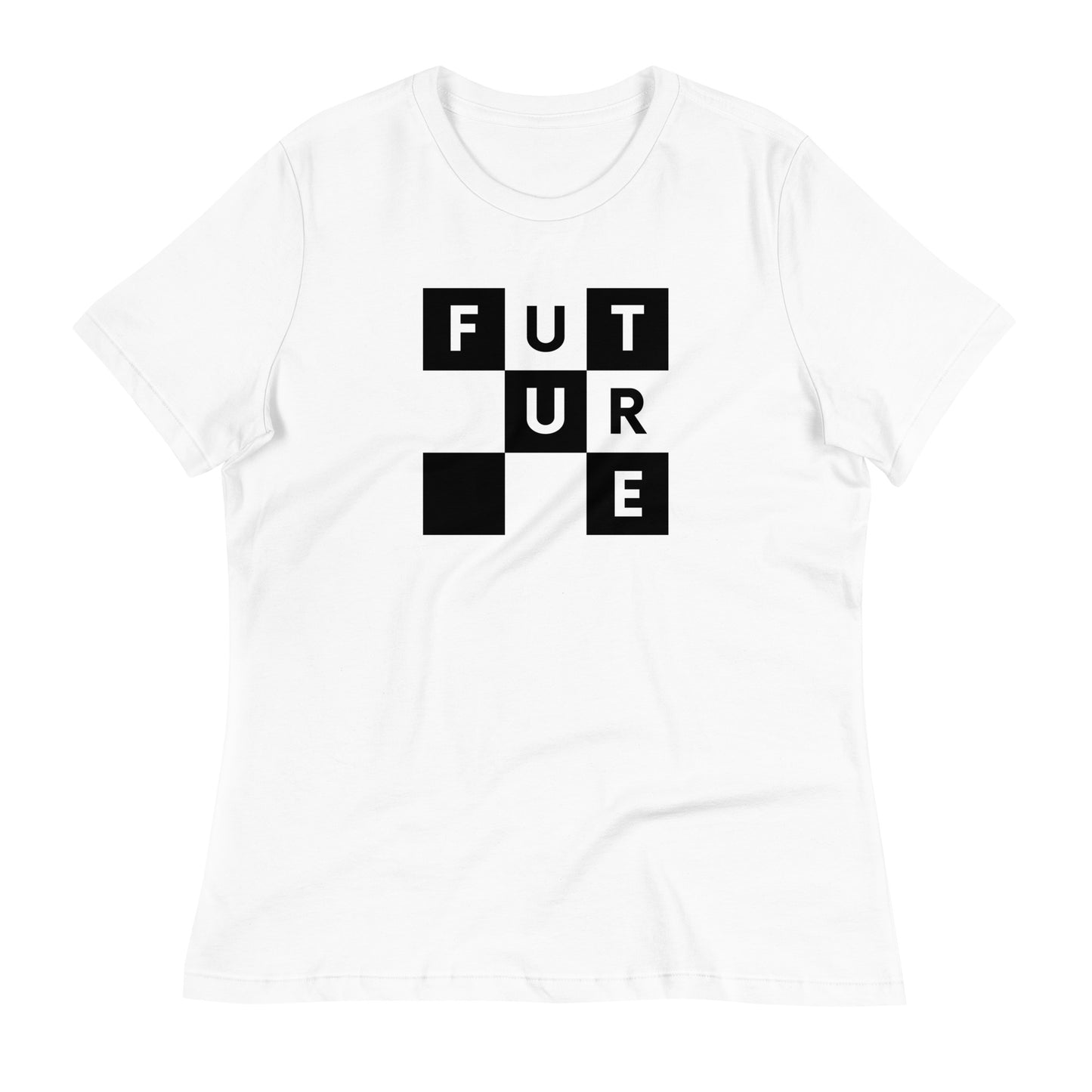 TWO TONE SKA FUTURE Women's Relaxed WHITE T-Shirt