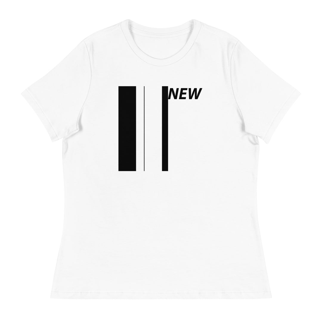 TWO TONE SKA NEW WOMEN'S RELAXED WHITE T-SHIRT