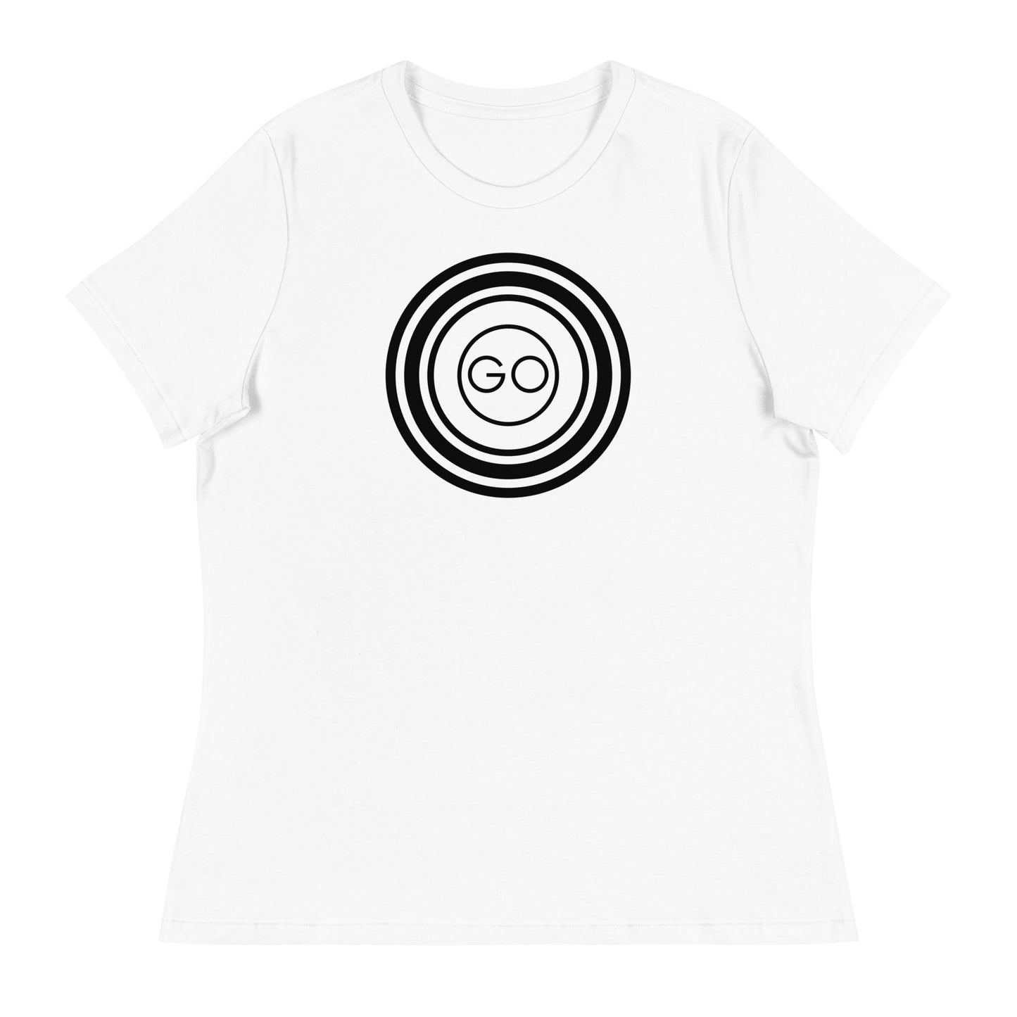 TWO TONE SKA GO Women's Relaxed WHITE T-Shirt