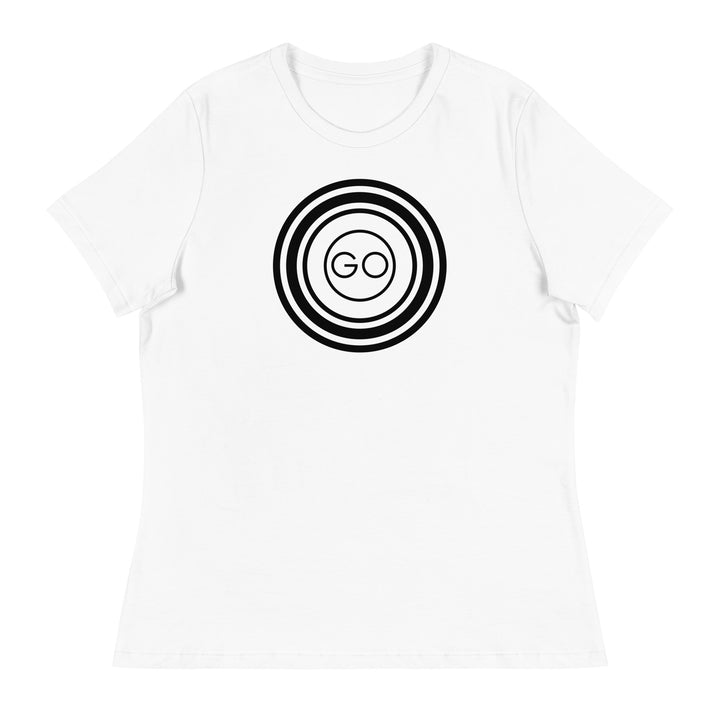 TWO TONE SKA GO Women's Relaxed WHITE T-Shirt