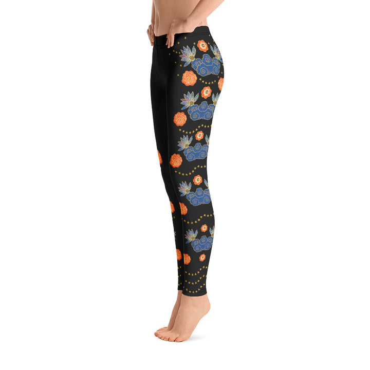 LETS ALL BE FRIENDS WOMEN'S XS-XL BLACK Leggings