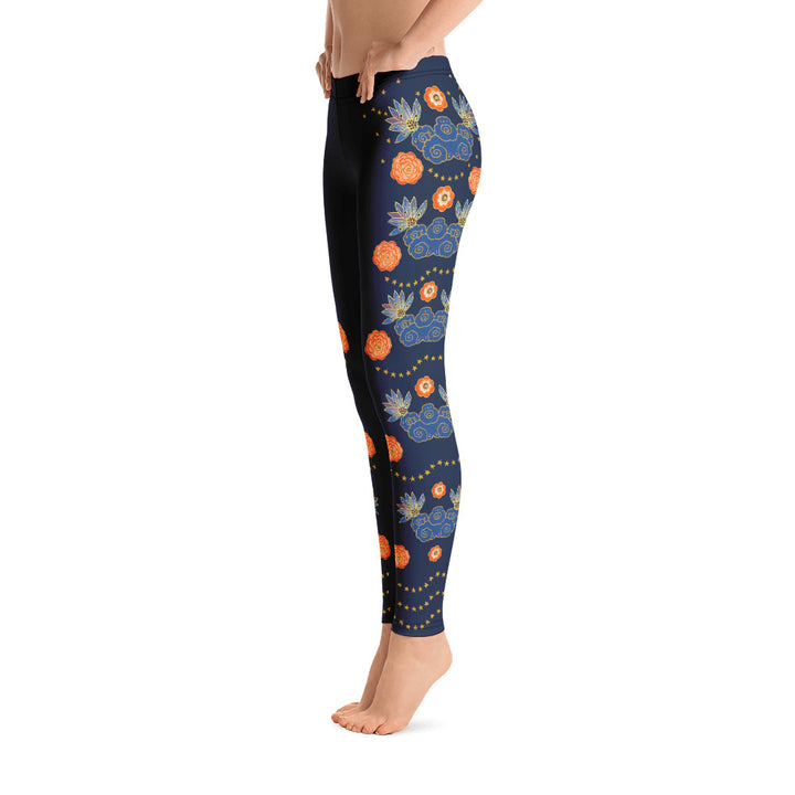 LETS ALL BE FRIENDS WOMEN'S XS-XL NAVYLeggings