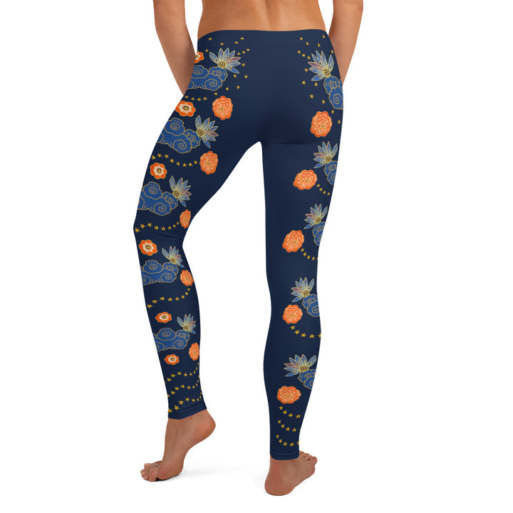 LETS ALL BE FRIENDS WOMEN'S XS-XL NAVYLeggings