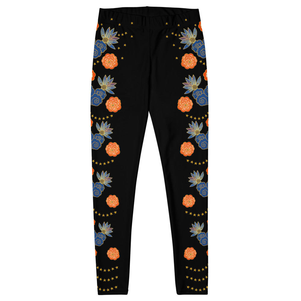 LETS ALL BE FRIENDS WOMEN'S XS-XL BLACK Leggings