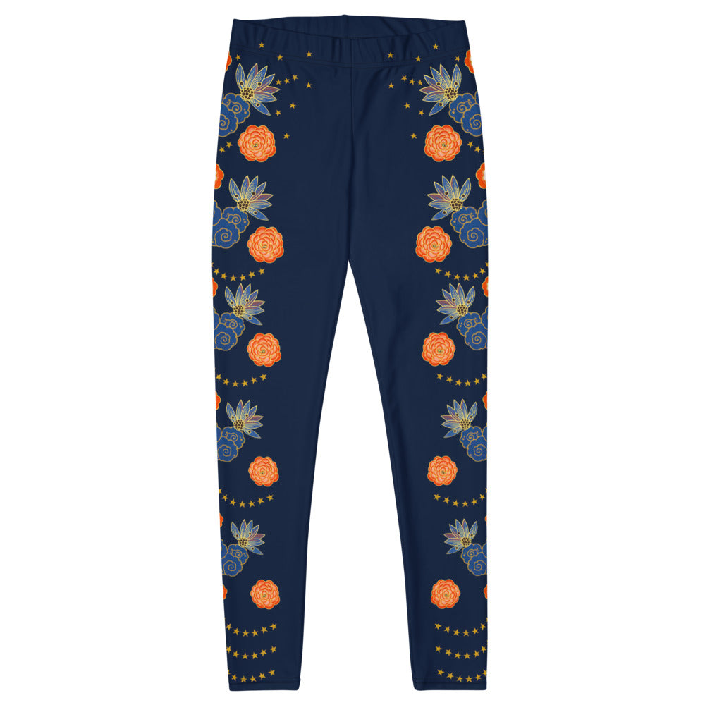 LETS ALL BE FRIENDS WOMEN'S XS-XL NAVYLeggings