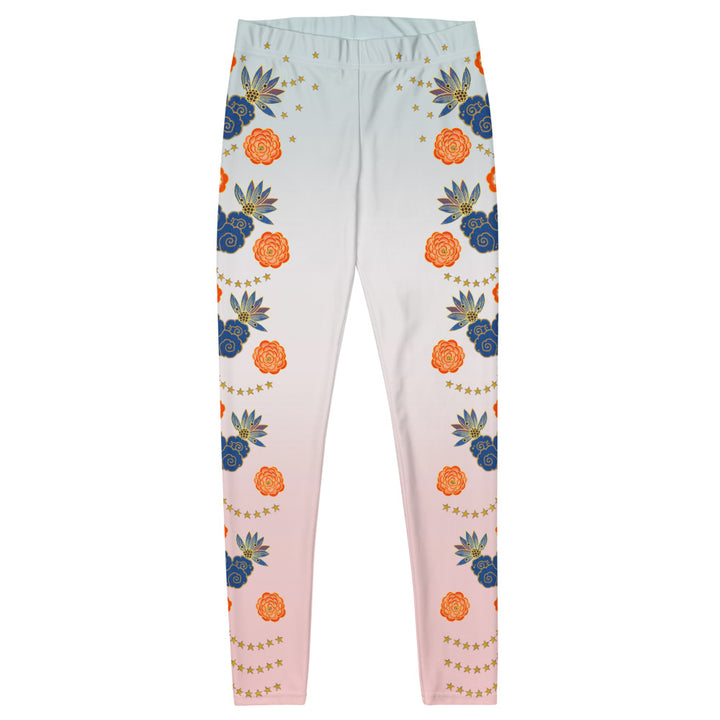 LETS ALL BE FRIENDS WOMEN'S XS-XL PINK & BLUE Leggings