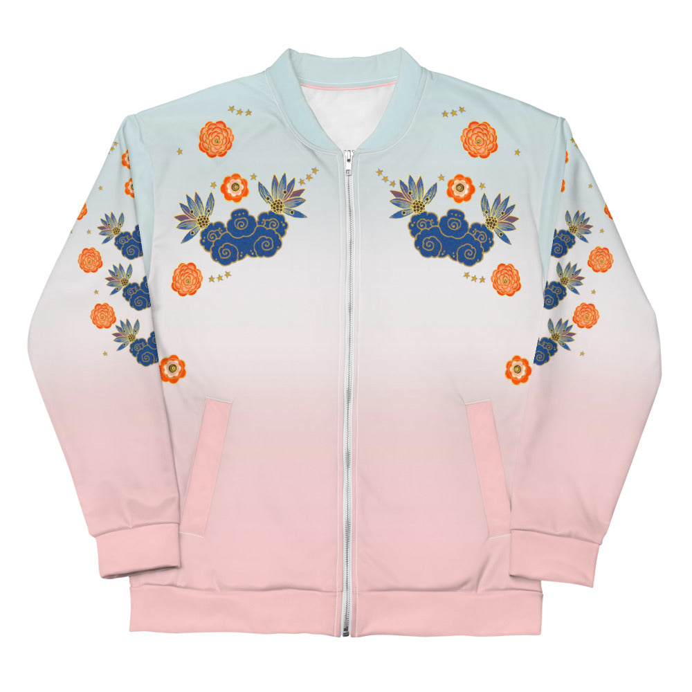 LETS ALL BE FRIENDS PINK & BLUE Bomber Jacket