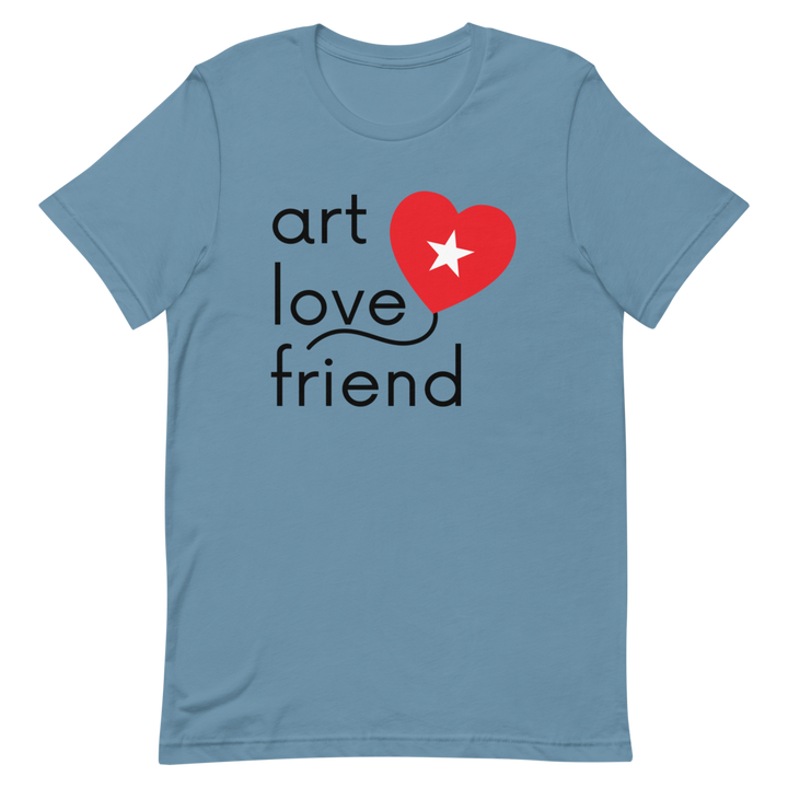Art Love Friend Logo Short-Sleeve Adult Unisex T-Shirt